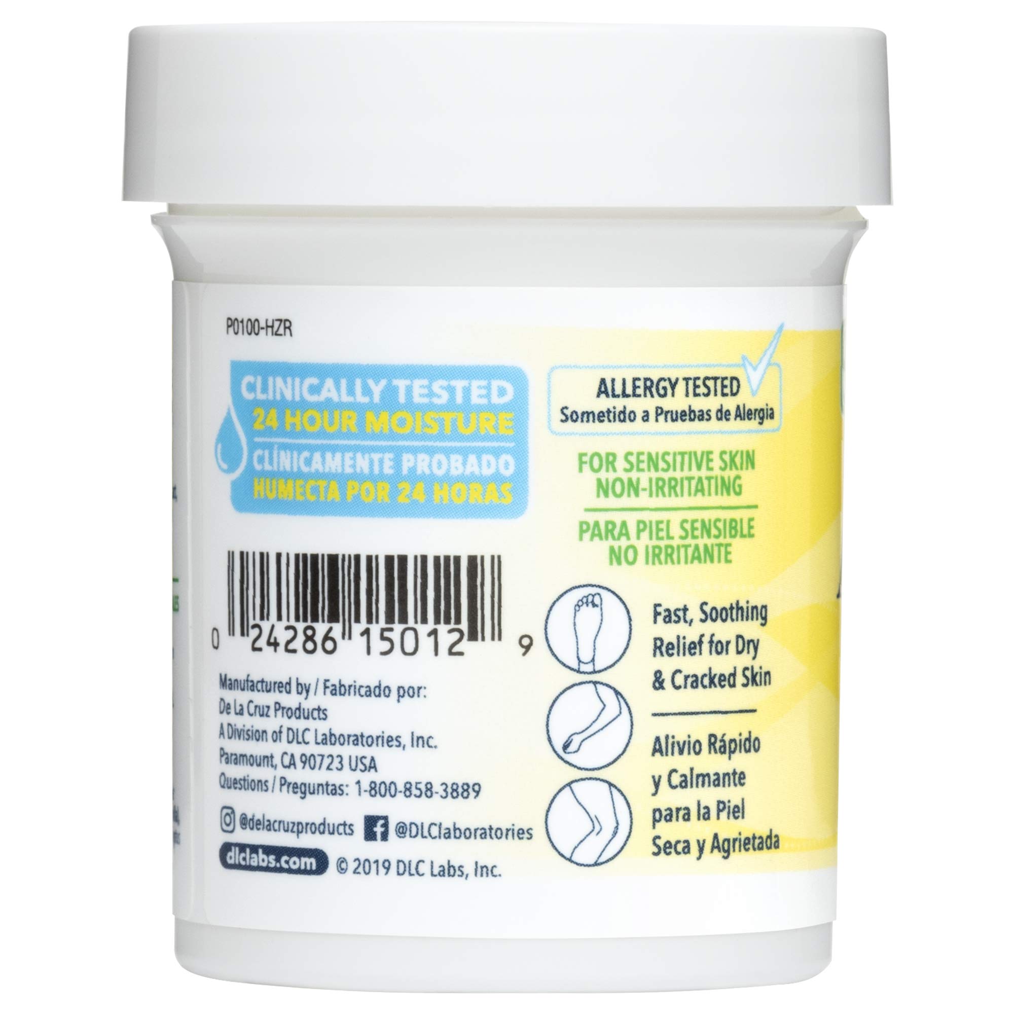 De La Cruz Arnica Salve - Intensive Foot Cream for Dry Cracked Feet & Moisturizing Hand Salve for Rough Skin - 24 Hour Hydration Therapy (2oz x 5 Jars) | Perfect for Athletes, Nurses & Outdoor Workers