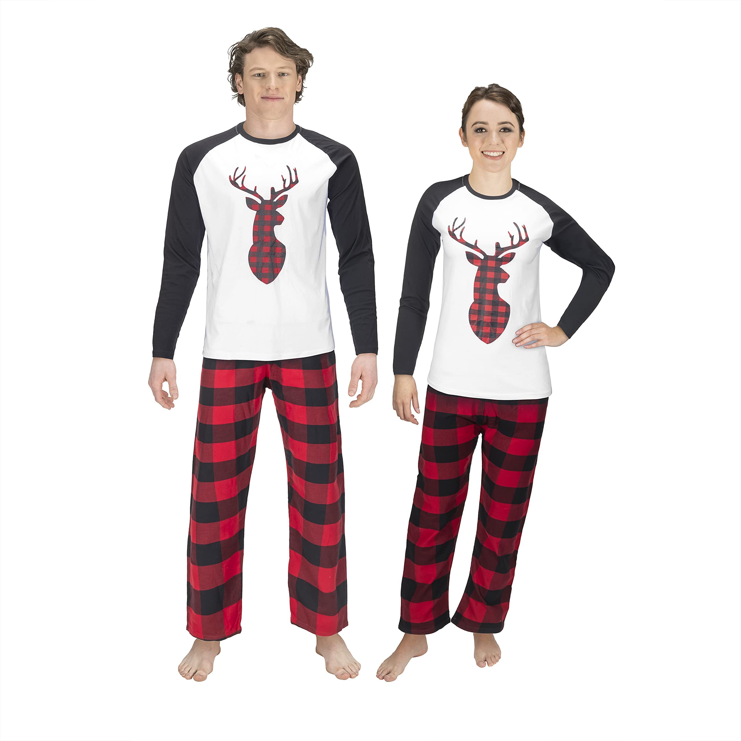 Buffalo Plaid Matching Pajama Sets for Couples & Family - Cozy Holiday Pajamas for Christmas
