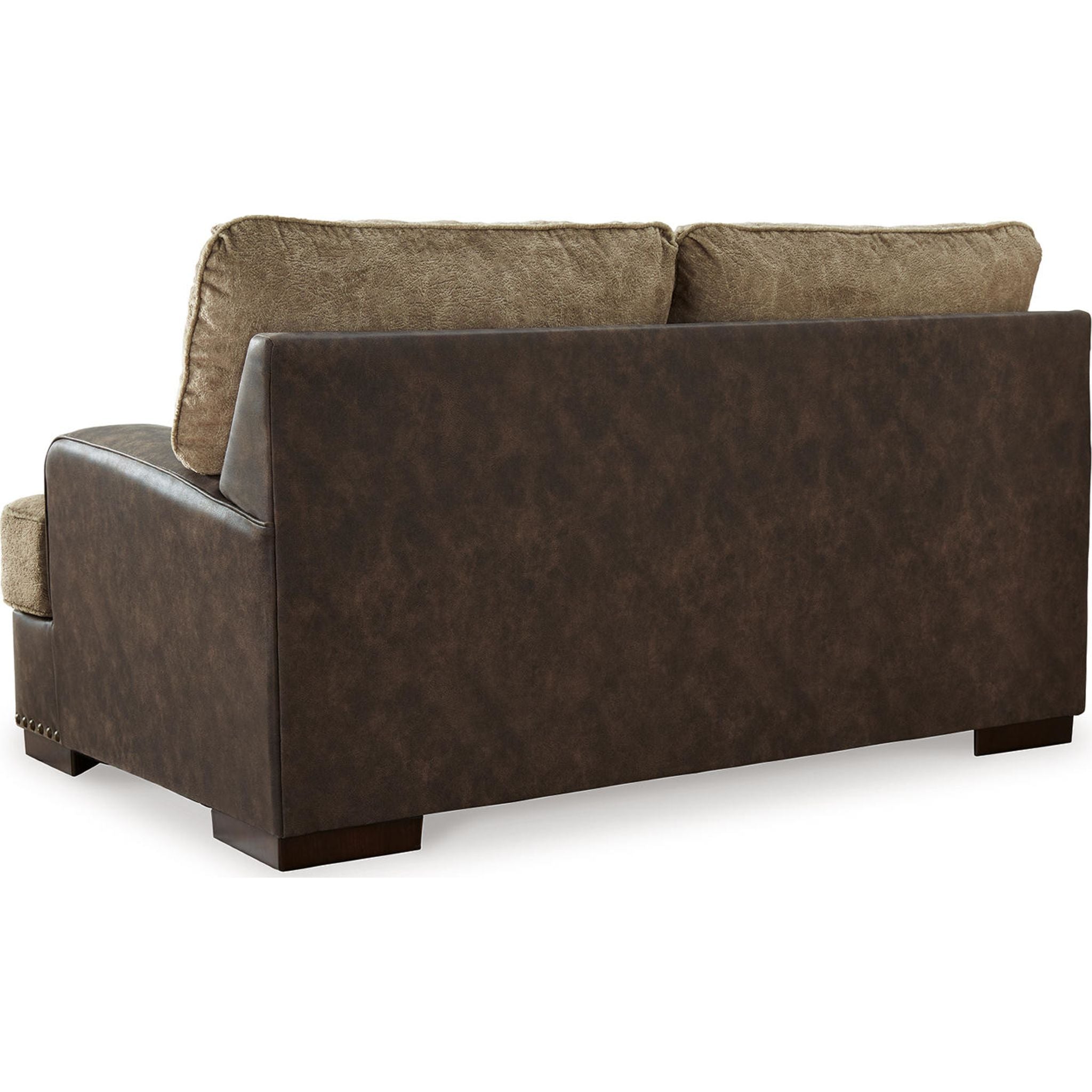 Comfortable Alesbury Loveseat in Chocolate Brown - Perfect for Living Room, Lounge, and Small Spaces