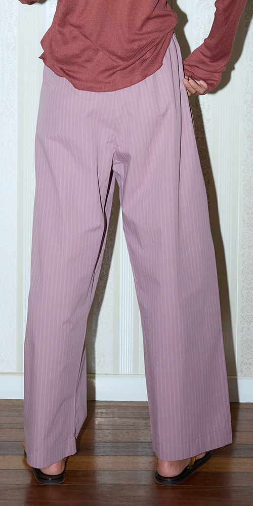 Ease Trouser Salt Stripe - Comfortable Striped Pants for Women | Perfect for Casual Wear, Office & Travel