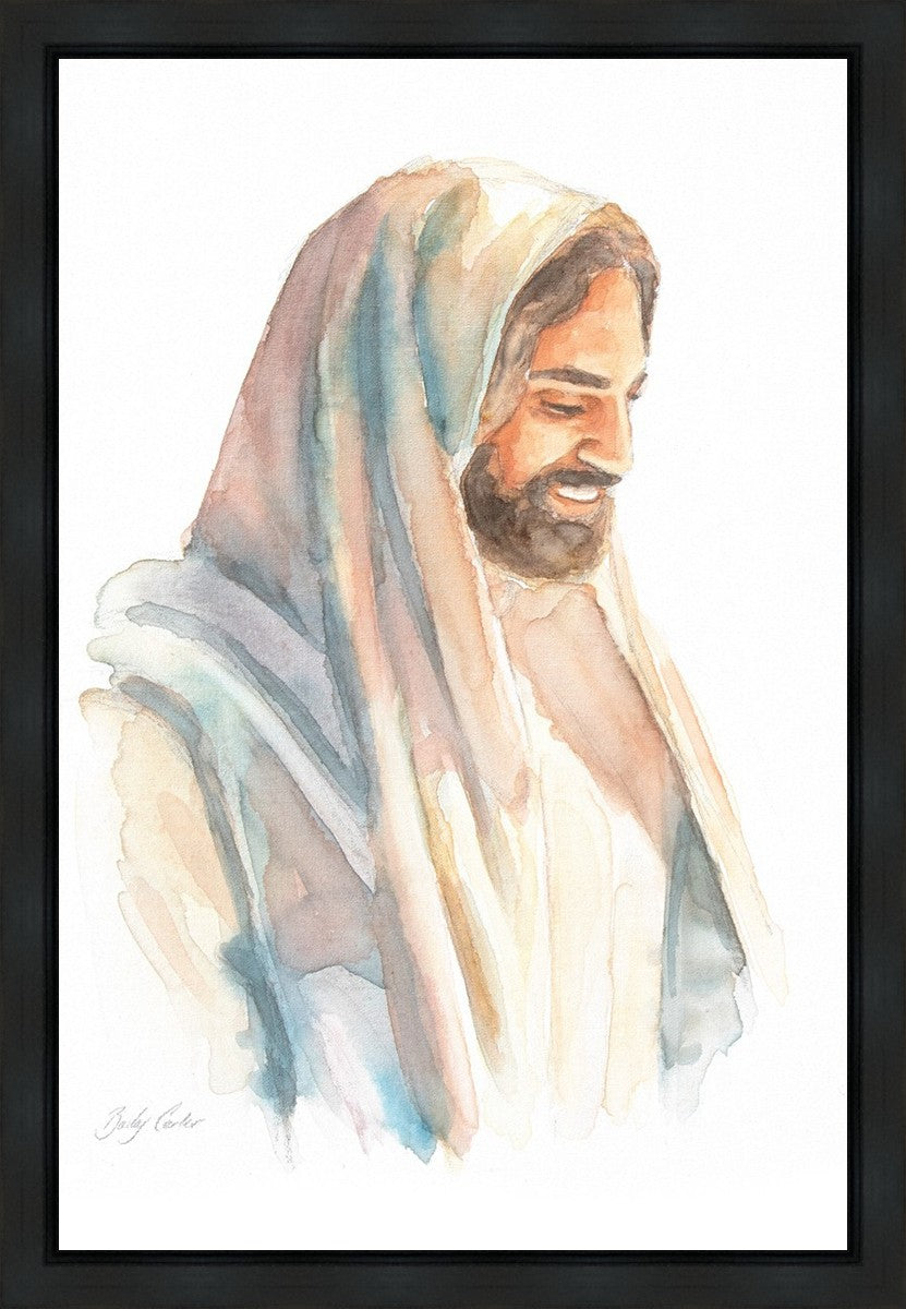 He Is The Light Gallery Wrap Canvas - Inspirational Christian Wall Art for Home, Church & Office Decor - Perfect for Living Room, Bedroom & Prayer Space