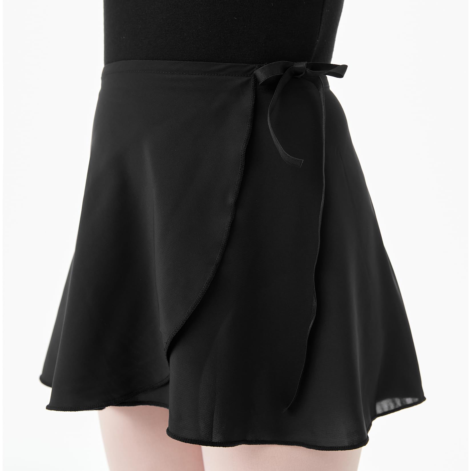 HiDance Women's Ballet Wrap Skirt - Adjustable Chiffon Sheer Dance Skirt for Ballerina, Ballet Class & Performance - Elegant & Comfortable Dancewear for Girls & Women