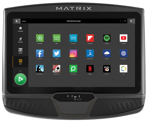 Matrix R50 Recumbent Exercise Bike for Home Gym - Low Impact Cardio Workout Machine with Adjustable Seat & LCD Display - Perfect for Seniors, Physical Therapy & Indoor Cycling Training