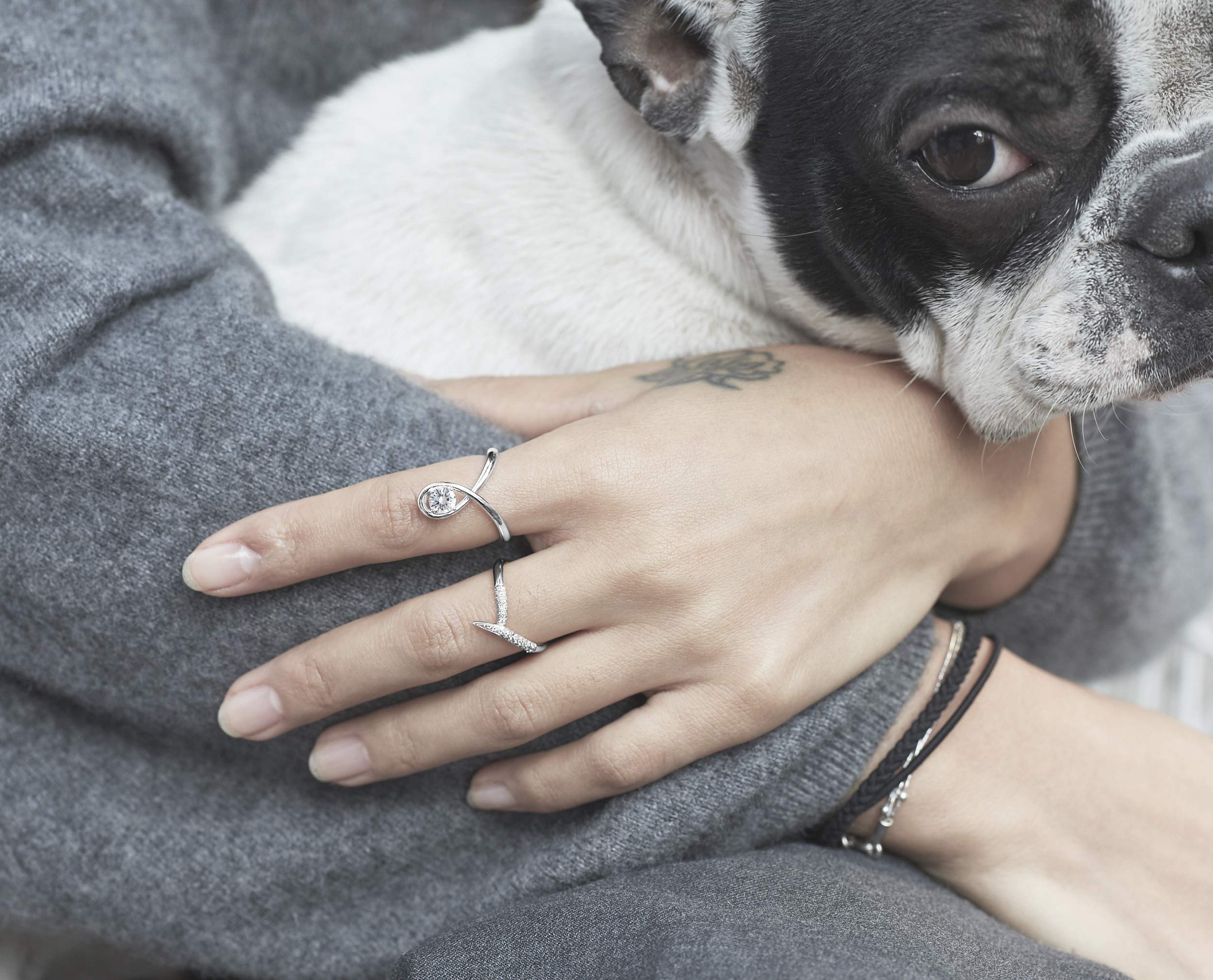 Majade Diamond Ring – 14K Gold Handmade Wedding & Engagement Ring for Women, April Birthstone, Unique Non-Traditional Minimalist Band – Perfect for Proposals, Anniversaries, and Special Occasions