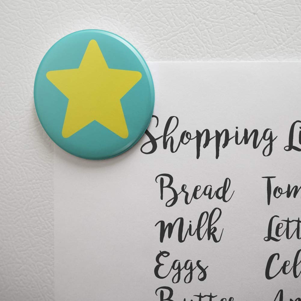 Steven Universe Pearl Star Kitchen Refrigerator Magnet - Fun Cartoon Character Fridge Decor for Fans, Kids Room, Office & Dorm Accessories (Set of 4) - Perfect for Fridge, Locker, Whiteboard & Metal Surfaces