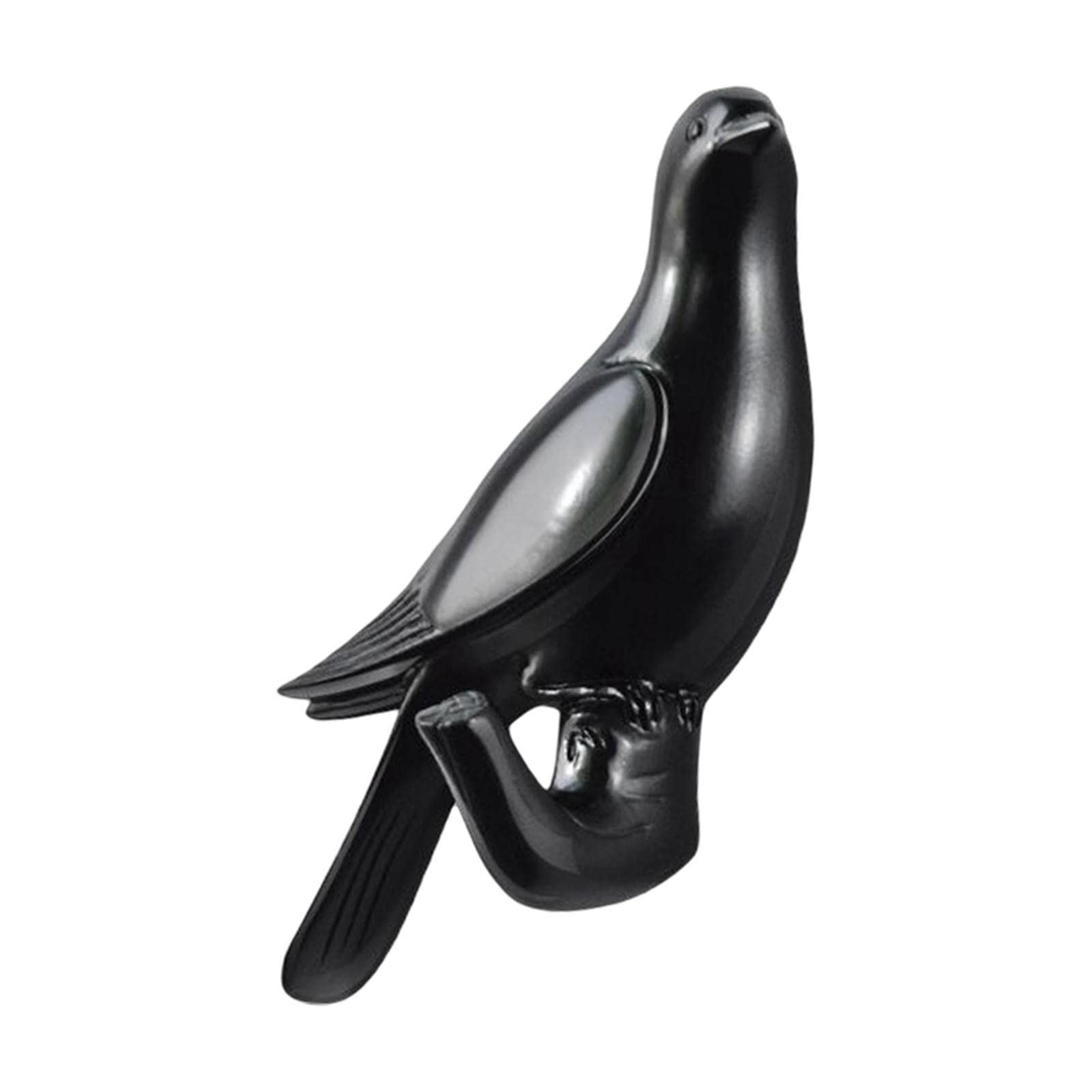 Wall Mounted Bird Hook Hanger - Black Clothes Storage Rack for Bedroom & Closet Organization | Perfect for Hanging Coats, Hats, Scarves and Accessories