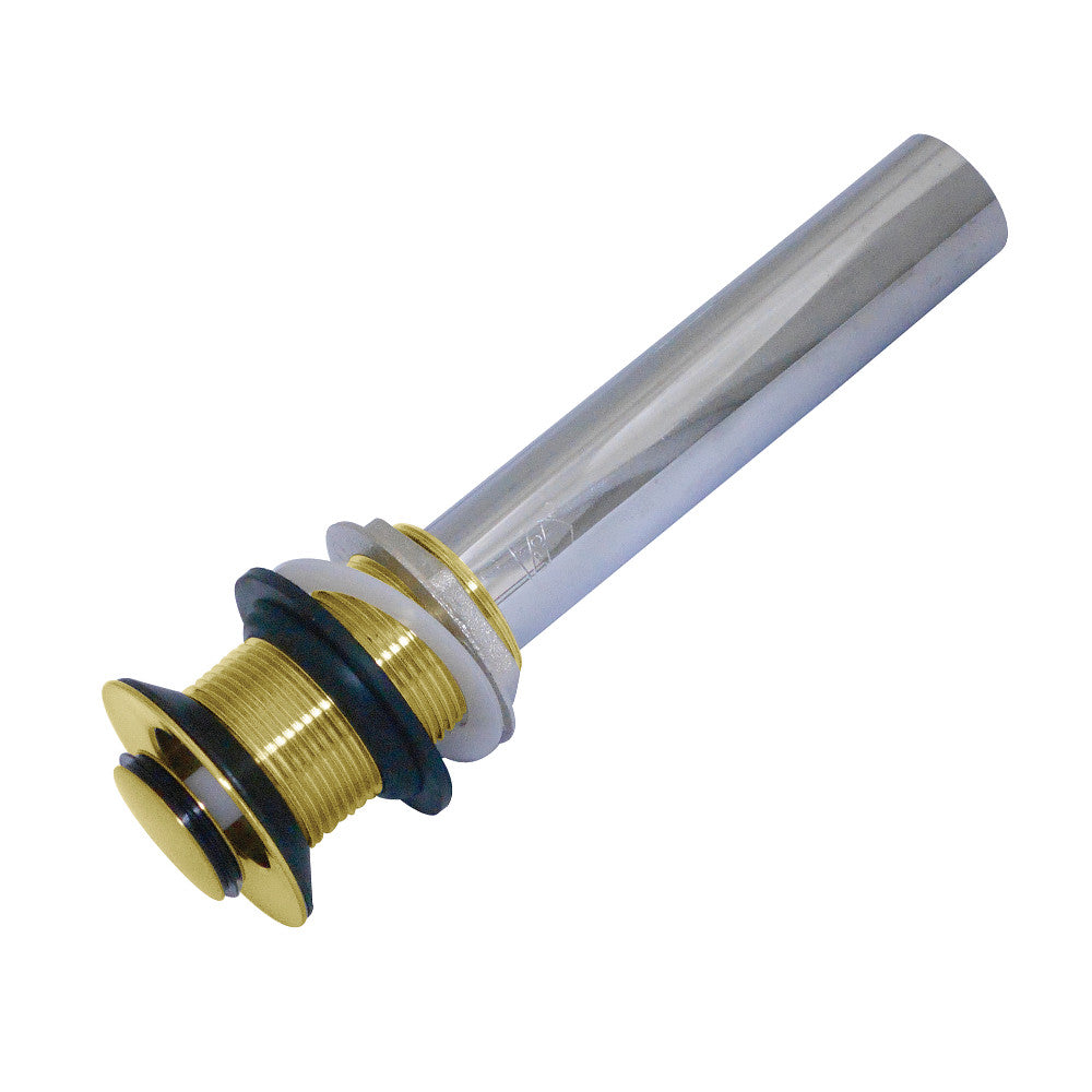 Stainless Steel Push Pop Up Bathroom Sink Drain with Overflow - Easy Install for Bathroom, Kitchen & Laundry Sink Drainage