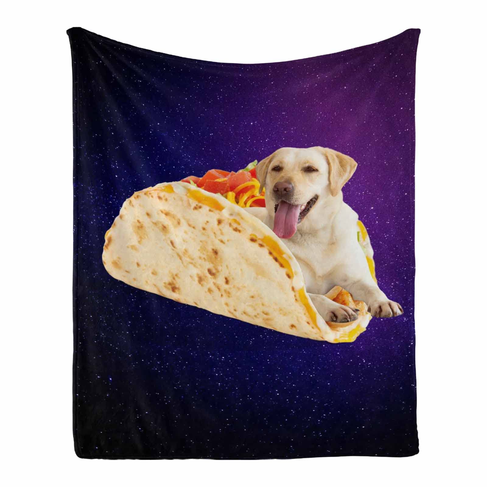 Custom Personalized Baby Blanket with Name & Photo - Soft Fleece Blanket for Girls, Taco Lover Design - Perfect Gift for Newborns, Birthdays & Baby Showers - Great for Nursery, Stroller & Cuddling