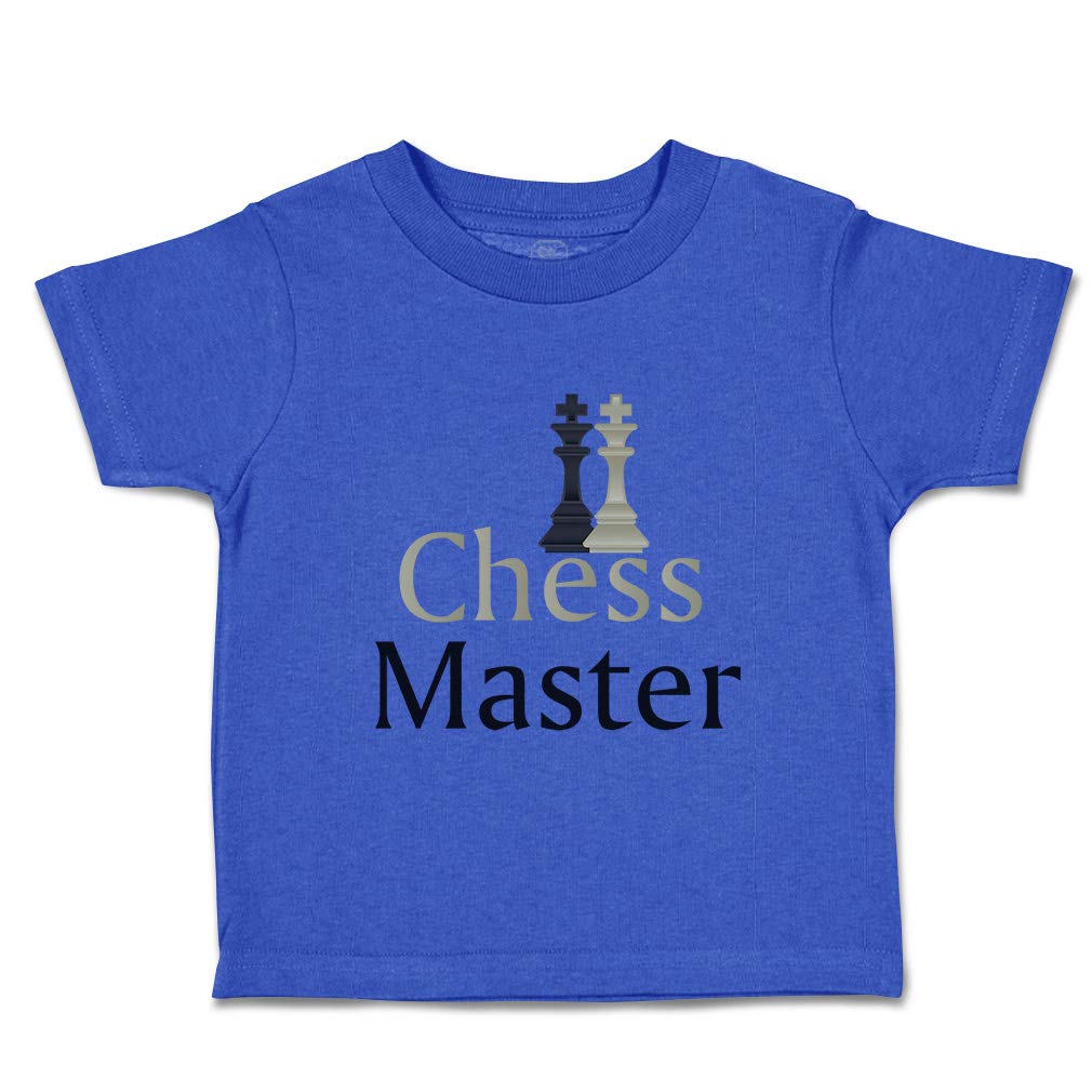 Cute Rascals Toddler T-Shirt - Chess Master Design Soft Cotton Tee for Boys & Girls - Perfect for Playdates, Chess Clubs & Casual Outings