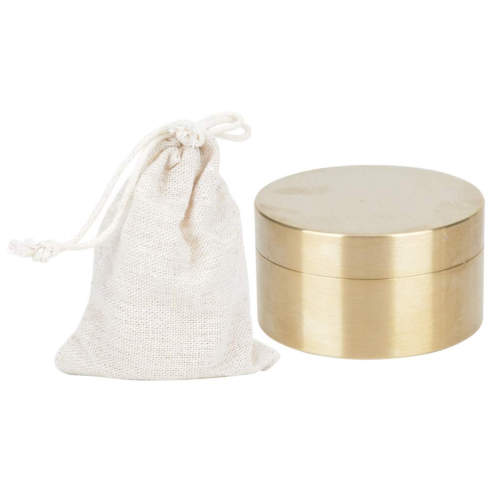Tbest Waterproof Metal Storage Box - Round Sealed Container for Jewelry, Coins & Valuables | Dustproof & Moisture-Proof Organizer for Home, Travel & Collectibles