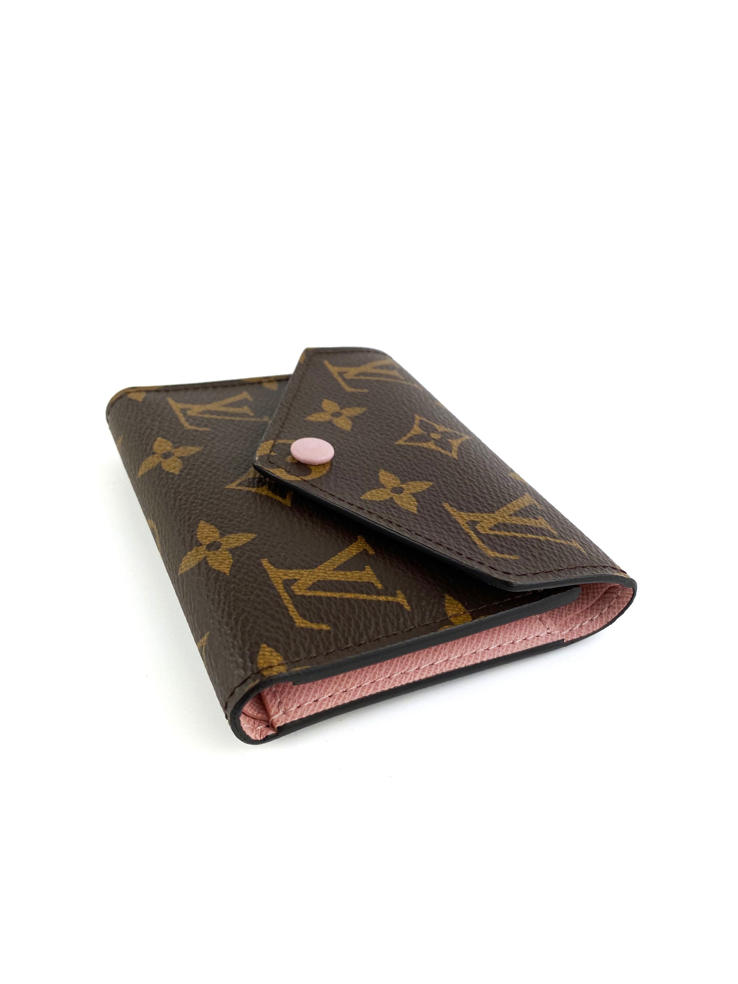 Authentic Louis Vuitton Victorine Wallet - Monogram Canvas Compact Zip Around Wallet for Women | Perfect for Everyday Use, Travel & Gift Giving