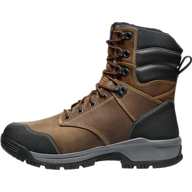 KEEN EVANSTON 8 Insulated Waterproof Soft Toe Boot for Men - Medium & Wide Width | Winter Hiking, Snow Work & Outdoor Activities
