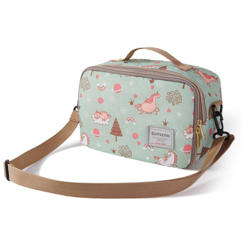Portable Diaper Changing Bag - Waterproof Travel Baby Changing Station with Insulated Pocket & Wipes Case - Perfect for On-the-Go Parents, Air Travel, and Outdoor Adventures