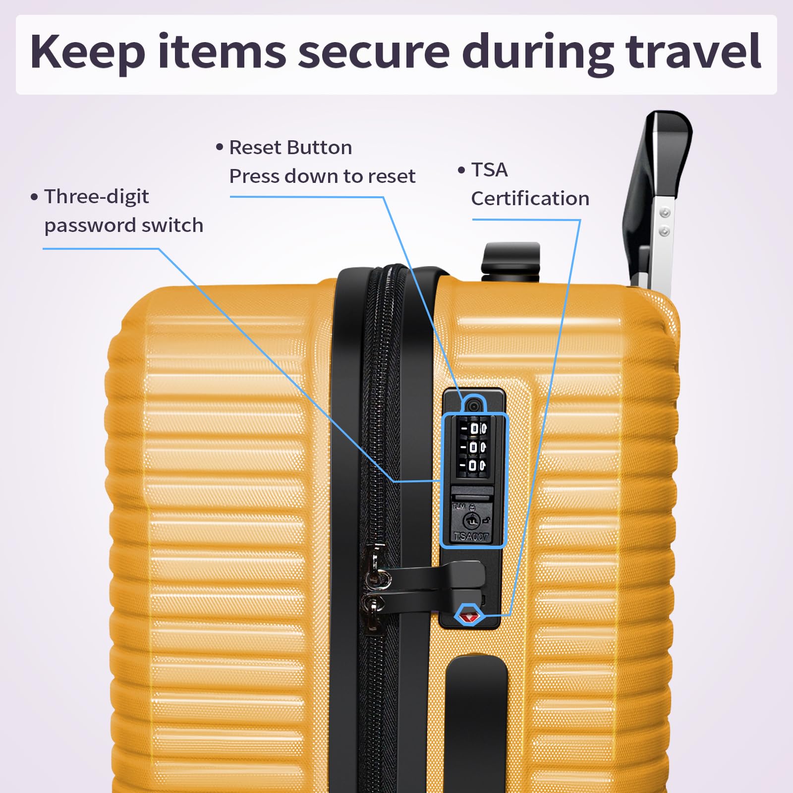 2-Piece Carry On Luggage Set - 20