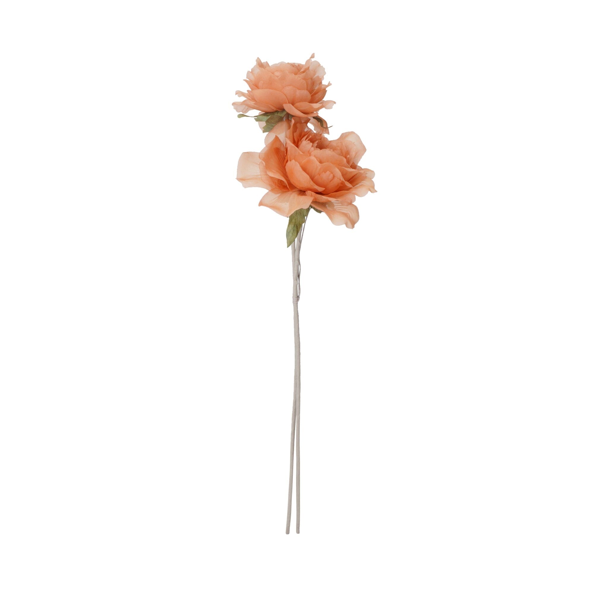 Artificial Flower Sheer Rose Orange - Elegant Home Decor for Weddings, Parties & DIY Crafts