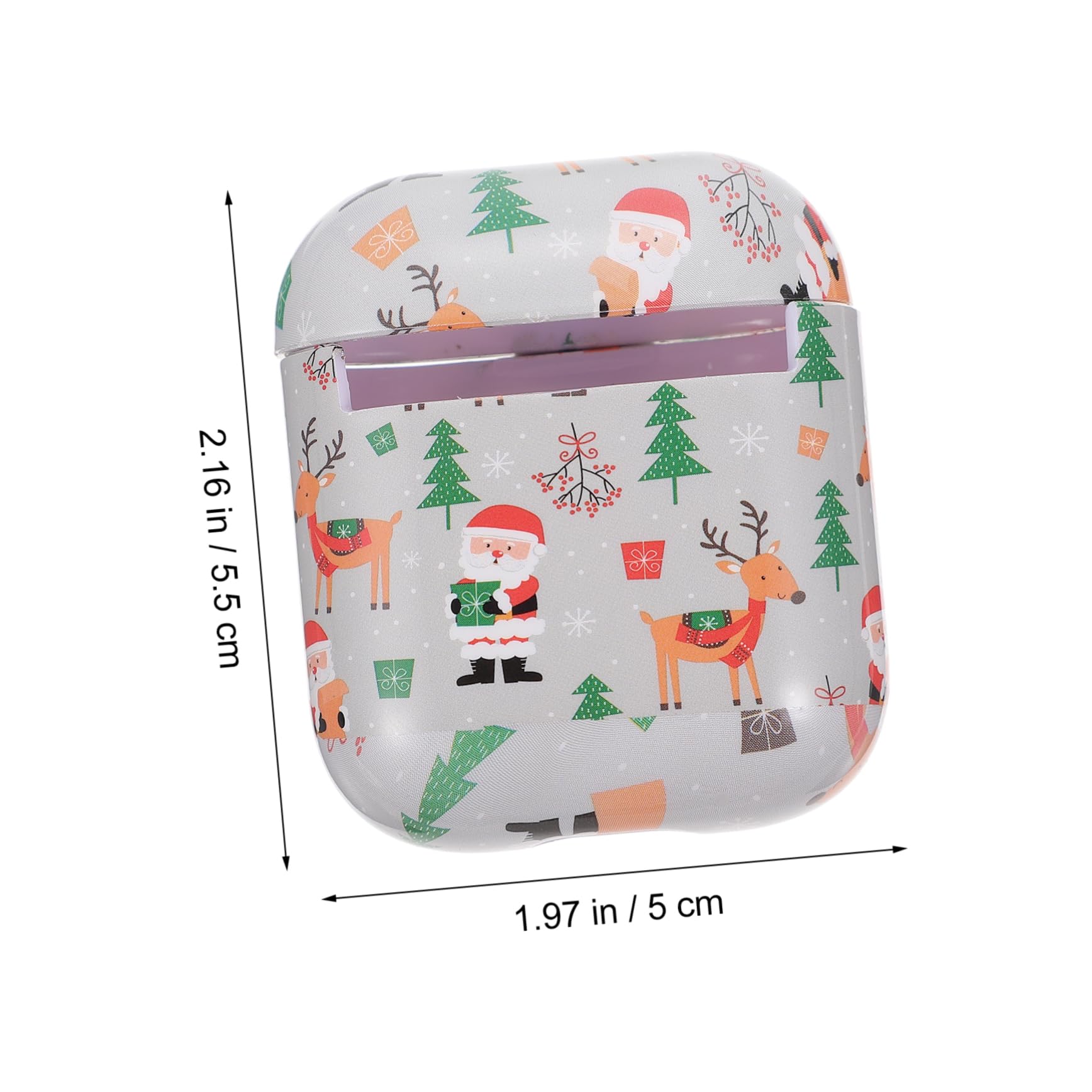 Gadpiparty Christmas Themed Headphone Case - Protective Hard Shell Earphone Organizer for Over-Ear Headphones, Portable Charger Storage | Perfect for Holiday Travel, Office Use & Headset Protection