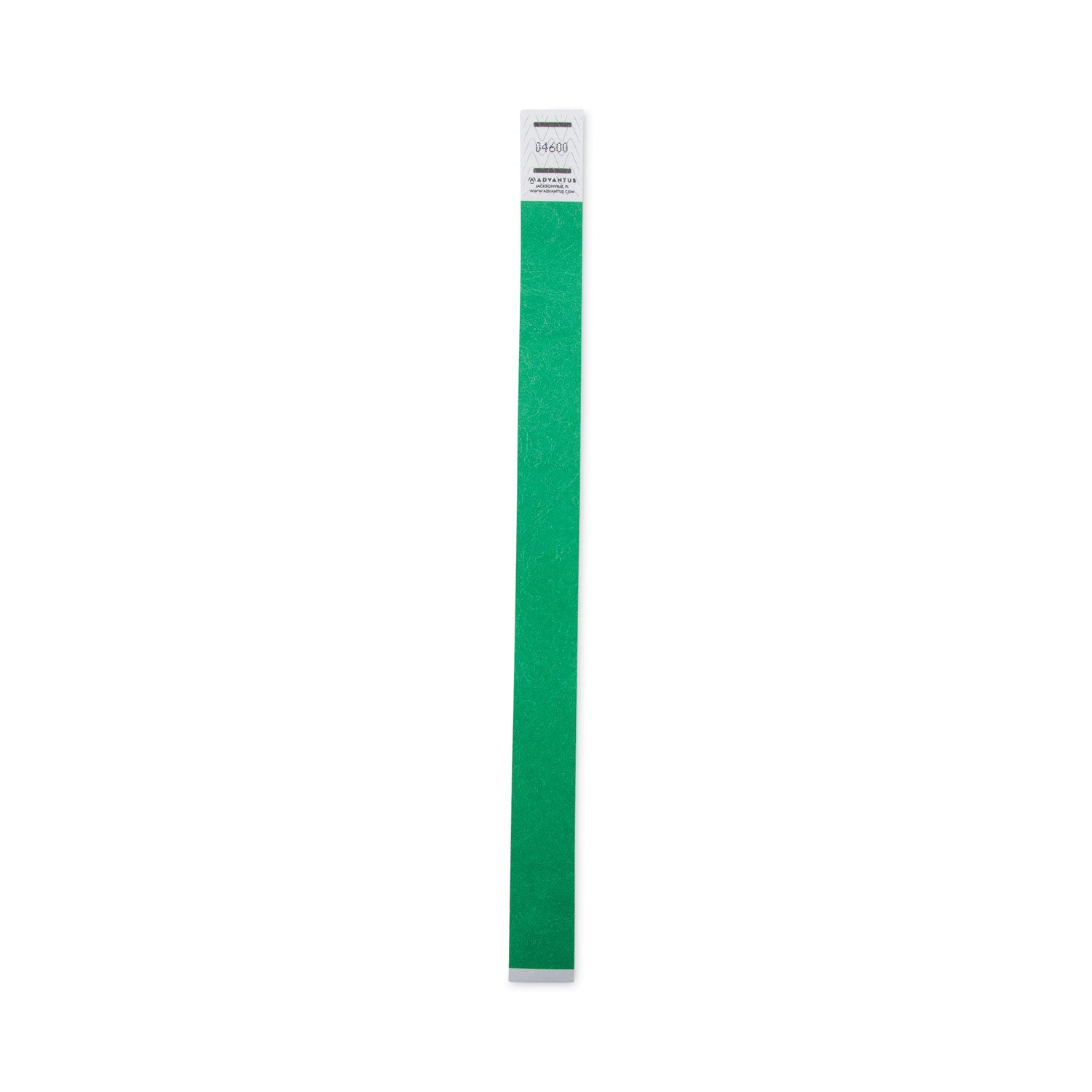 Advantus Numbered Crowd Control Wristbands - 500 Pack, Green (9.75