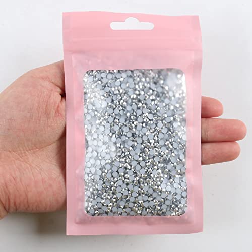 3000pcs 3mm 30g AB Color Flatback Rhinestones - Silver 34 | Resin Glitter Diamond Stones for Crafts, Mugs, Bottles, Tumblers, DIY Decoration | Perfect for Nail Art, Jewelry Making, Scrapbooking & Home Decor