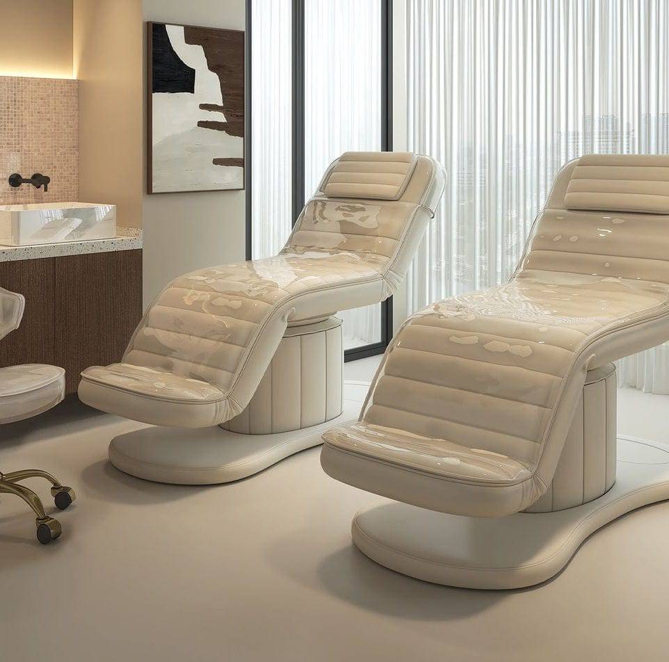 Professional Hydraulic Facial Bed AG1206 - Adjustable Spa & Beauty Salon Massage Table for Facials, Waxing, and Skincare Treatments - Perfect for Salons, Spas, and Estheticians
