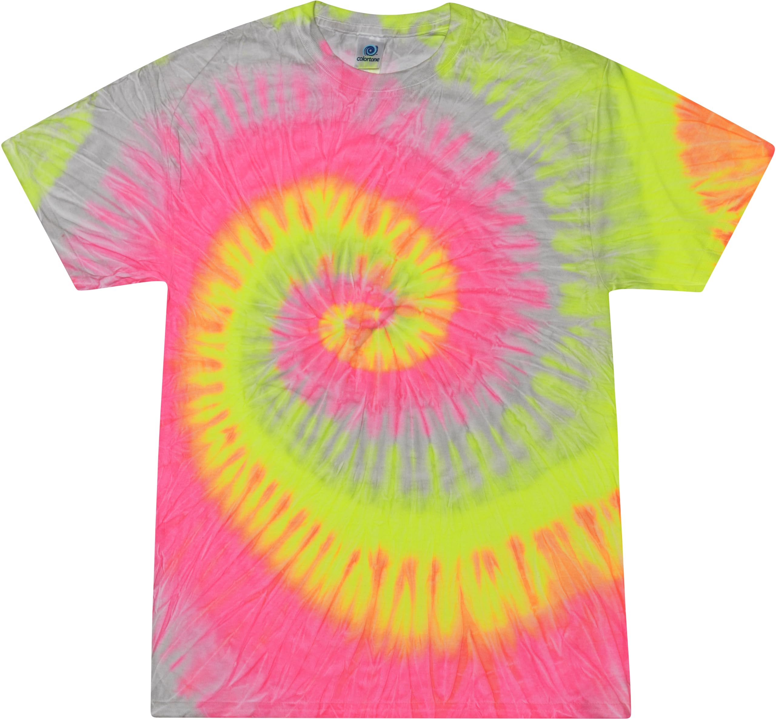 Vibrant Colortone Tie Dye T-Shirts for Men & Women | Soft Unisex Short Sleeve Cotton Tees | Perfect for Summer Festivals, Beach Outings & Casual Wear