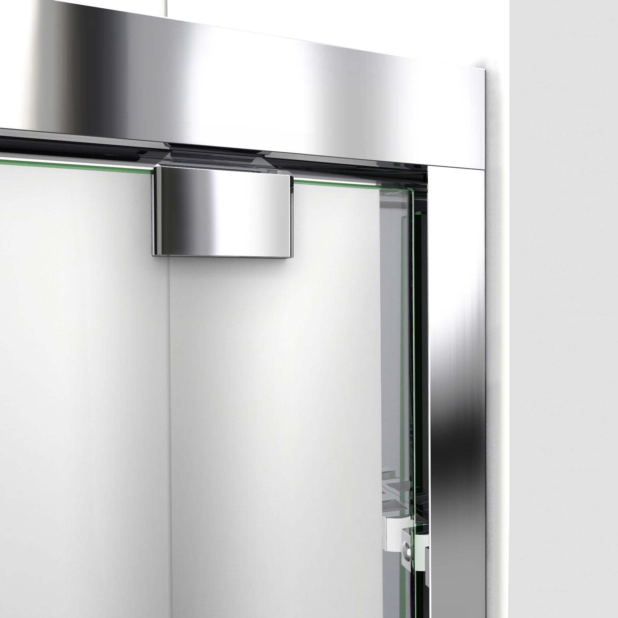 DreamLine Encore Semi-Frameless Bypass Sliding Shower Door Kit with SlimLine Base - 36