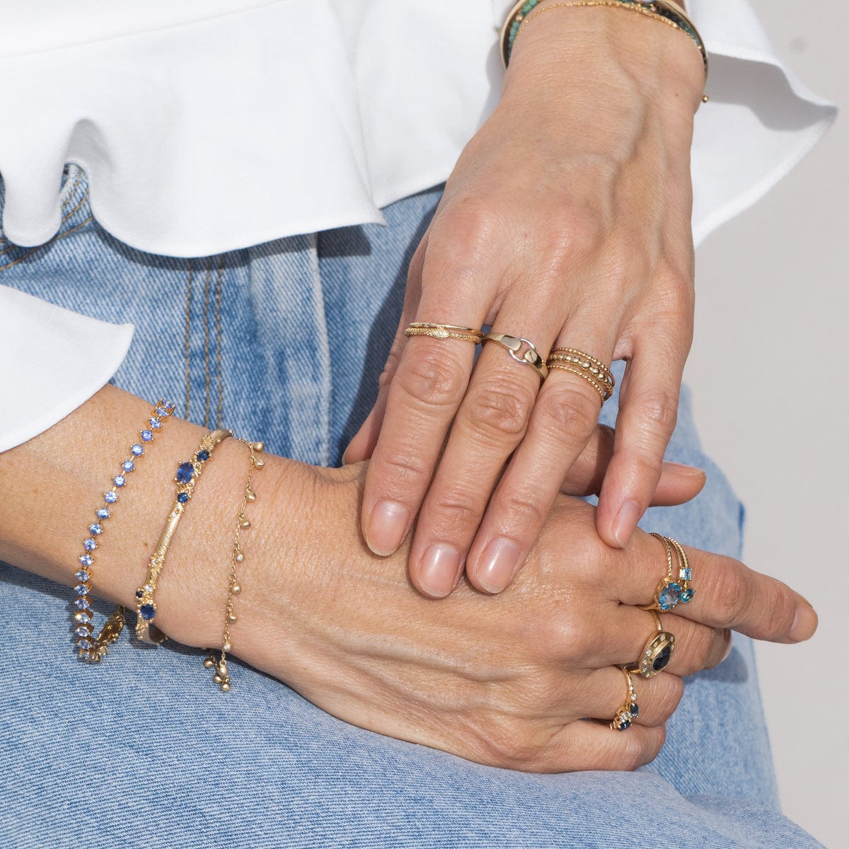 Two-Tone Buckle Ring for Women - Adjustable Fashion Jewelry for Casual & Formal Wear - Perfect for Everyday Style & Special Occasions