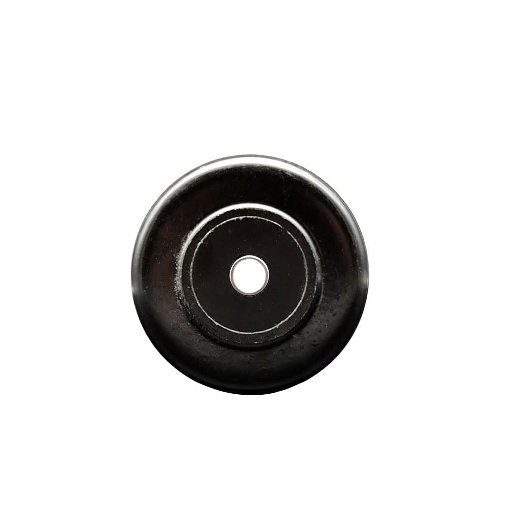 3.25 x 1.5 Inch Phenolic Caster Wheels - 3/8 Inch Bore - 400 lbs Load Capacity per Wheel - Heavy Duty Replacement Casters for Industrial Equipment, Furniture, and Material Handling