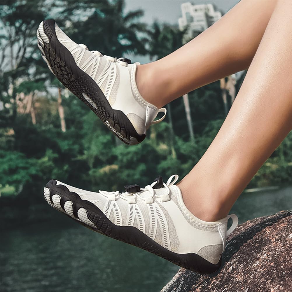 **Barefoot Water Shoes for Women & Men - Quick-Dry Aqua Socks for Hiking, Swimming, Beach, Pool, Surfing & Diving - Breathable Non-Slip Athletic Water Shoes**    *(Perfect for Outdoor Adventures, Water Sports & Casual Wear!)*