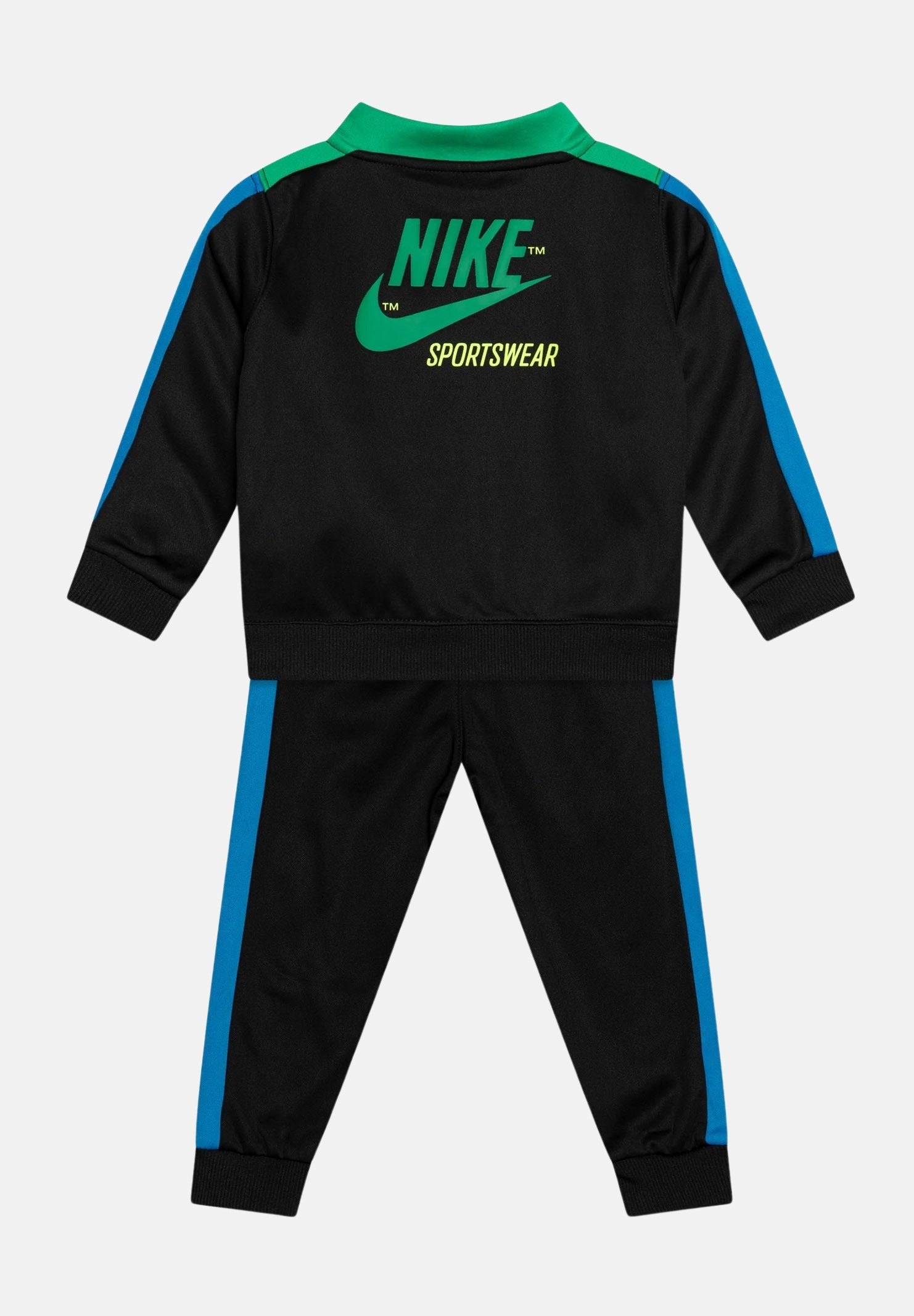Nike Infant Black Tricot Outfit Set - Soft & Comfortable Baby Clothes for Boys & Girls - Perfect for Newborns, Playtime & Family Outings