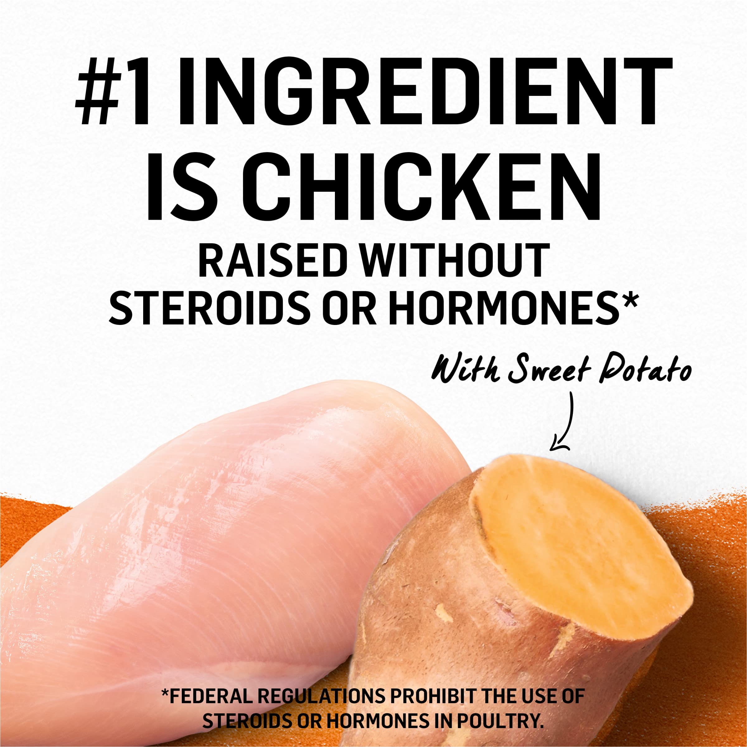 Purina Beyond Grain Free Wet Cat Food Pate - Chicken & Sweet Potato Recipe, 12 Pack of 3 oz Cans | Natural Protein Source for Adult Cats | Perfect for Weight Management & Sensitive Stomachs
