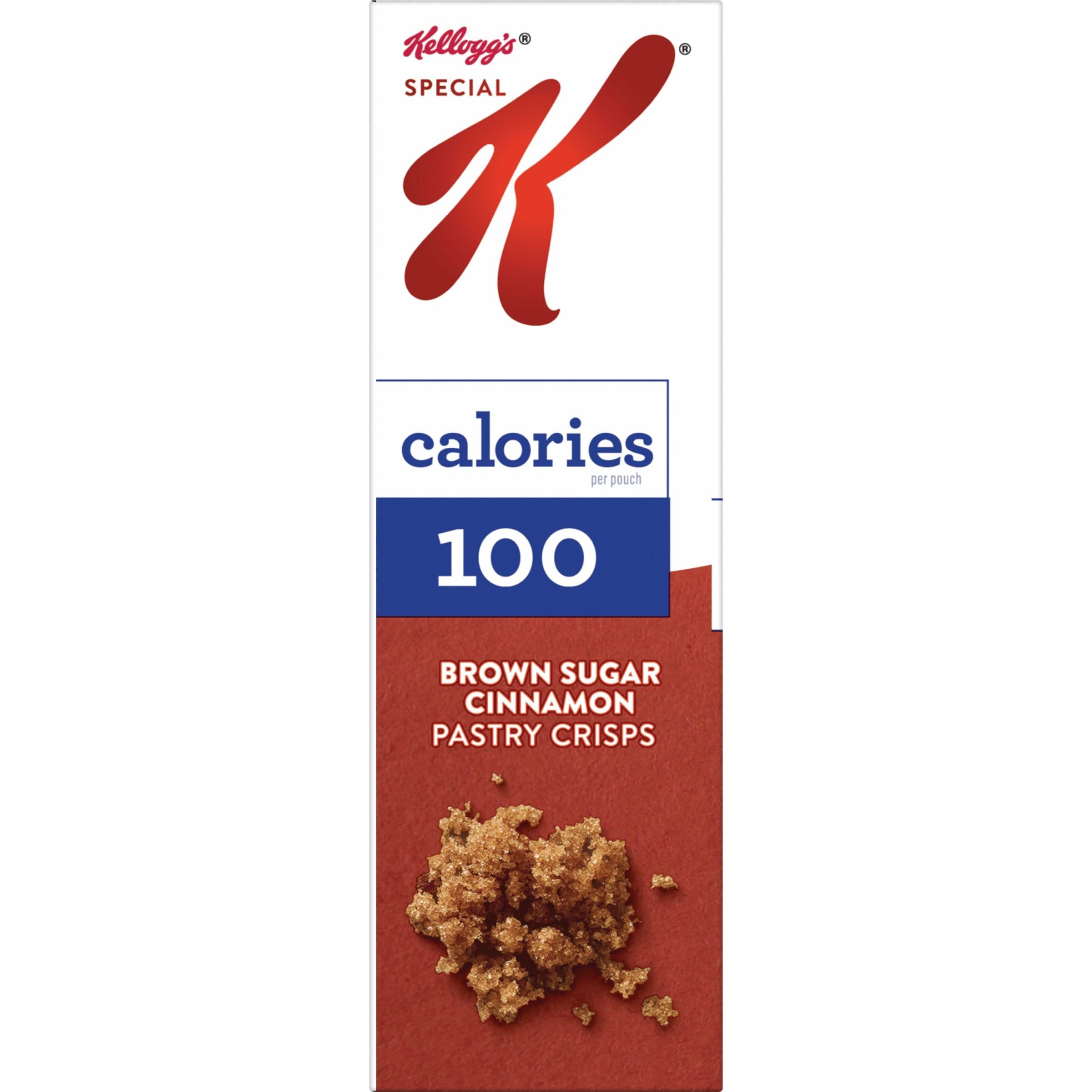 Special K Bar Pastry Crisps - 100 Calorie Snack Bars, Brown Sugar Cinnamon Flavor, 5.28oz Box (12 Count) | Healthy Breakfast On-The-Go, Office Snacks & Kids Lunchbox Treats