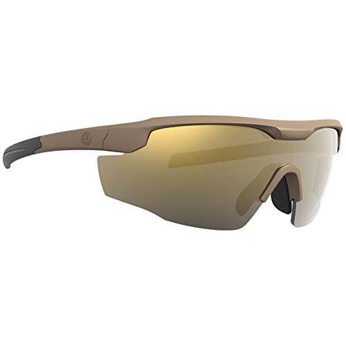 Matte Tan Frames - Bronze Mirror Lenses