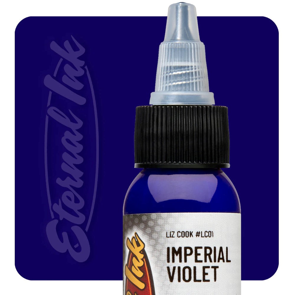 Eternal Ink Liz Cook Imperial Violet - Premium Tattoo Ink for Professional Artists - Perfect for Tattooing, Body Art & Permanent Makeup