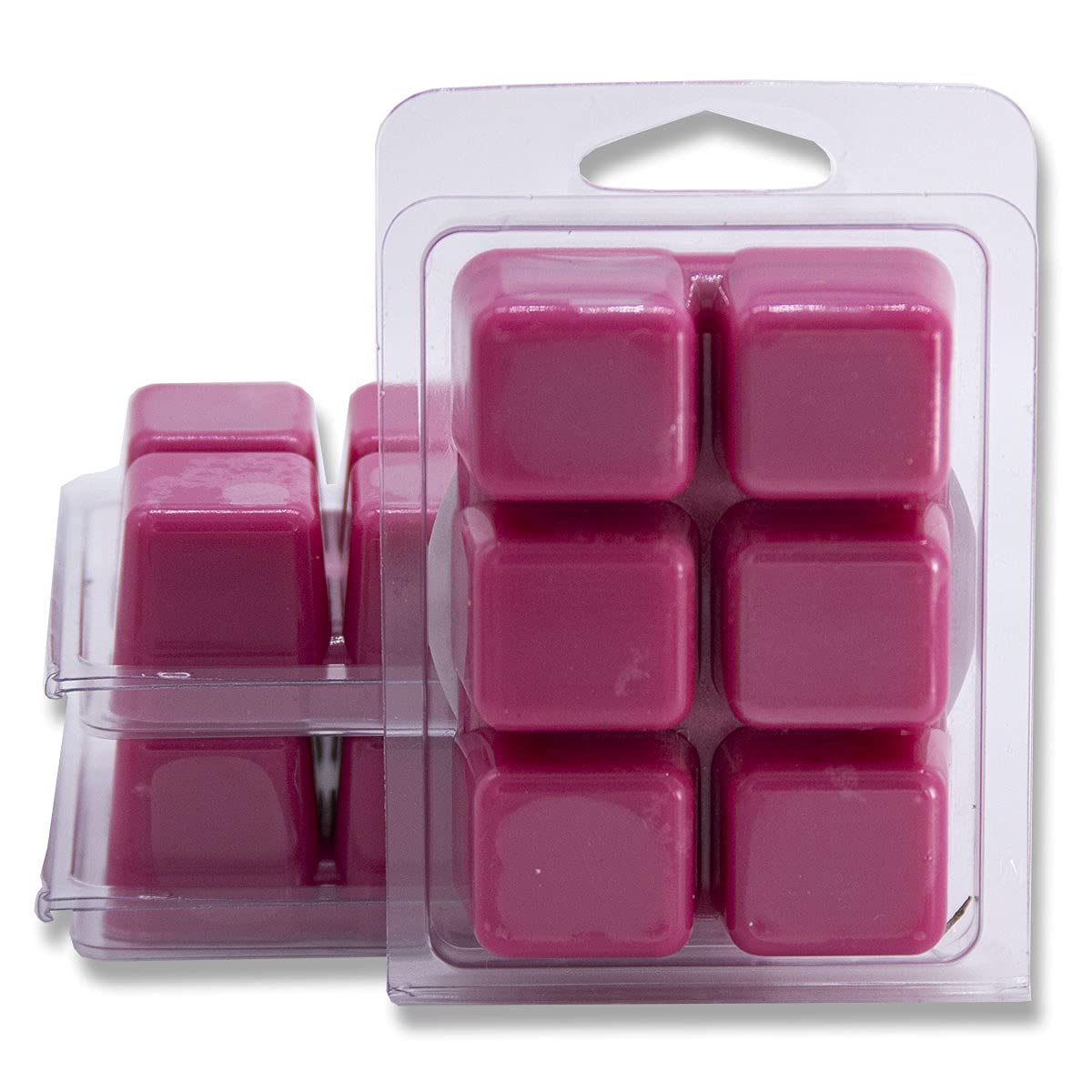 Premium Strawberry Leather Soy Wax Melts - Strong Scent, 18 Cubes - USA Made for Home Fragrance