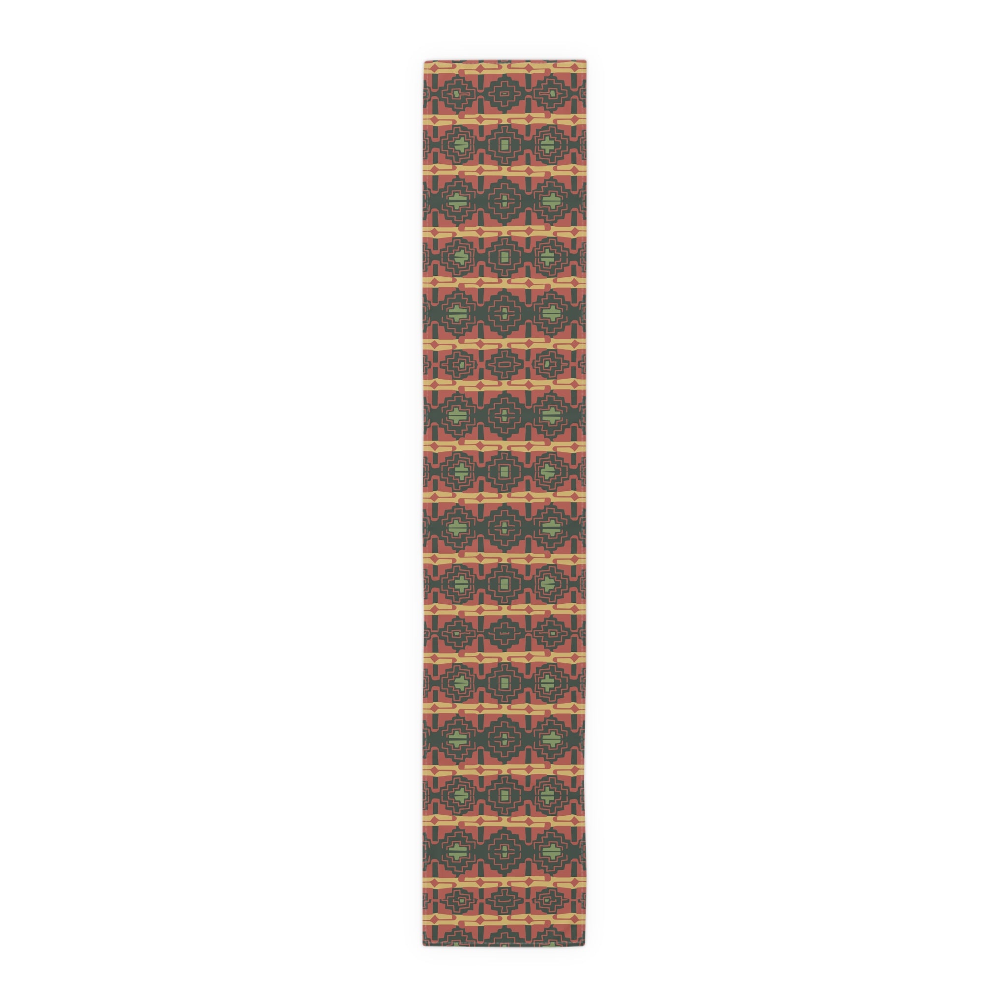 Southwestern Table Runner - Cotton & Poly Blend Mohave Pass Print - 2 Sizes (12x72 & 16x90) - Perfect for Dining Tables, Buffets, and Kitchen Counter Decor