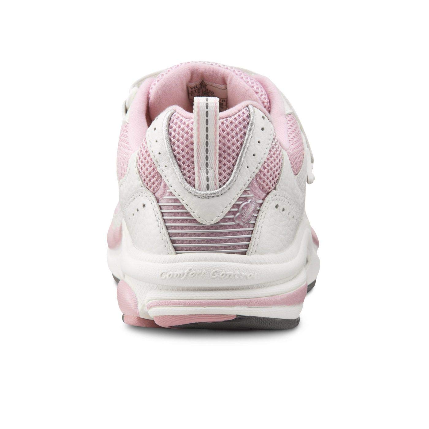 Dr. Comfort Victory White Therapeutic Shoes for Women with Gel Inserts - Stylish Closure - Women's Sneakers & Athletic Shoes for Plantar Fasciitis, Diabetes & Comfort Walking