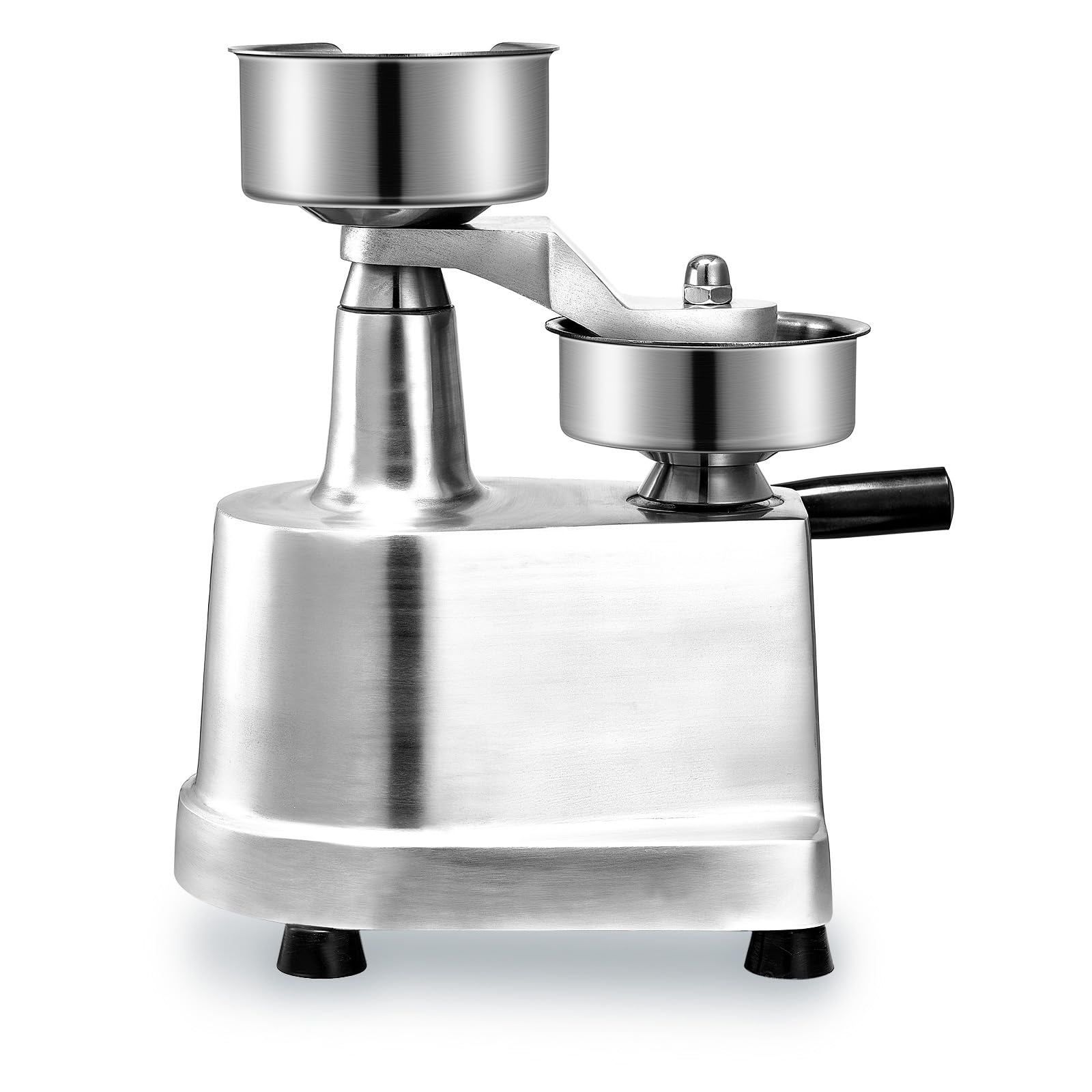 VEVOR Commercial Hamburger Patty Maker Machine - 5 Inch (130mm) Heavy Duty Stainless Steel Burger Press with 1000 Patty Papers - Professional Kitchen Meat Forming Processor for Restaurants, BBQ Parties & Home Cooking