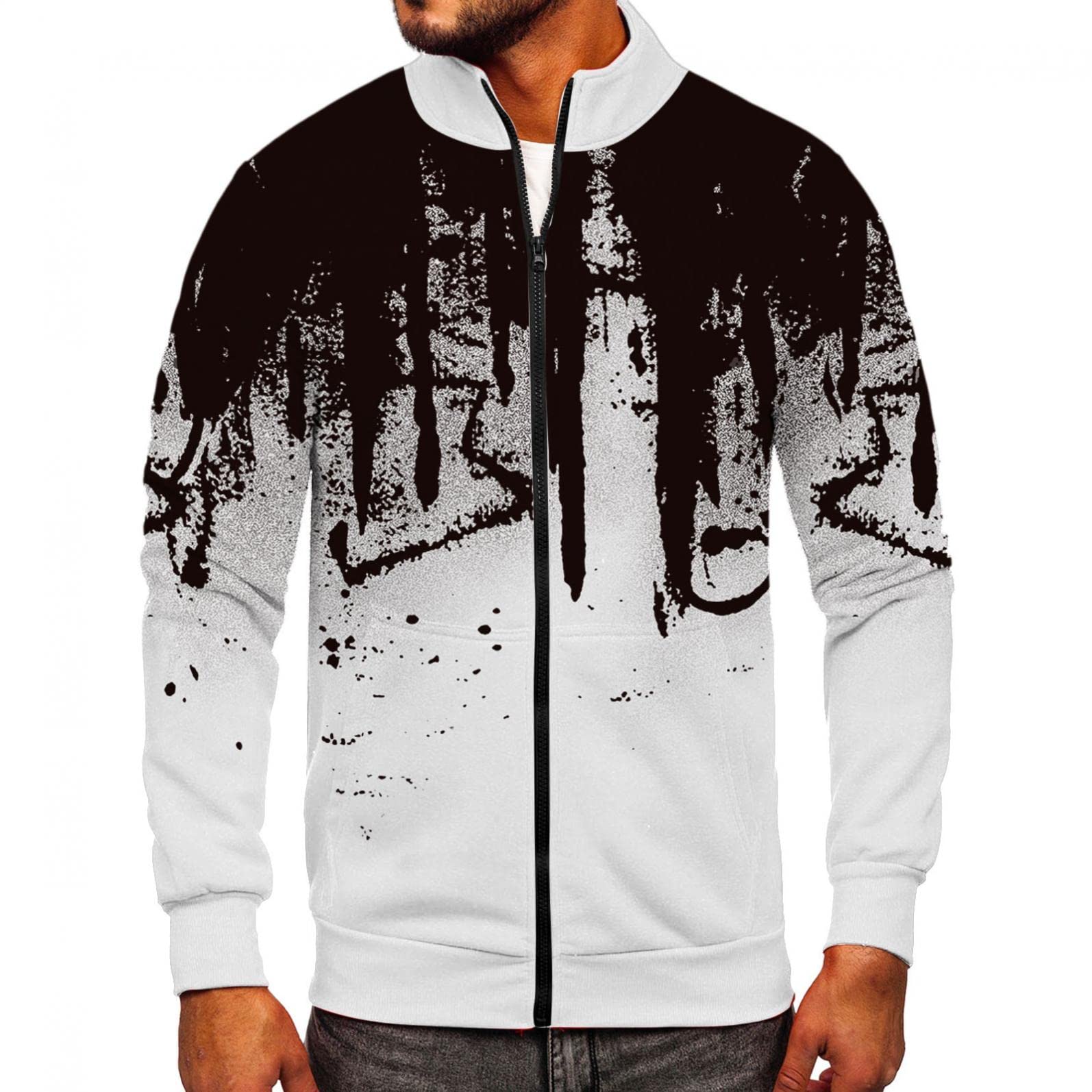 Men's Slim Fit Plaid Hooded Jacket - Autumn Casual Fashion Hoodie & Sweatshirt for Outdoor Activities & Streetwear Style