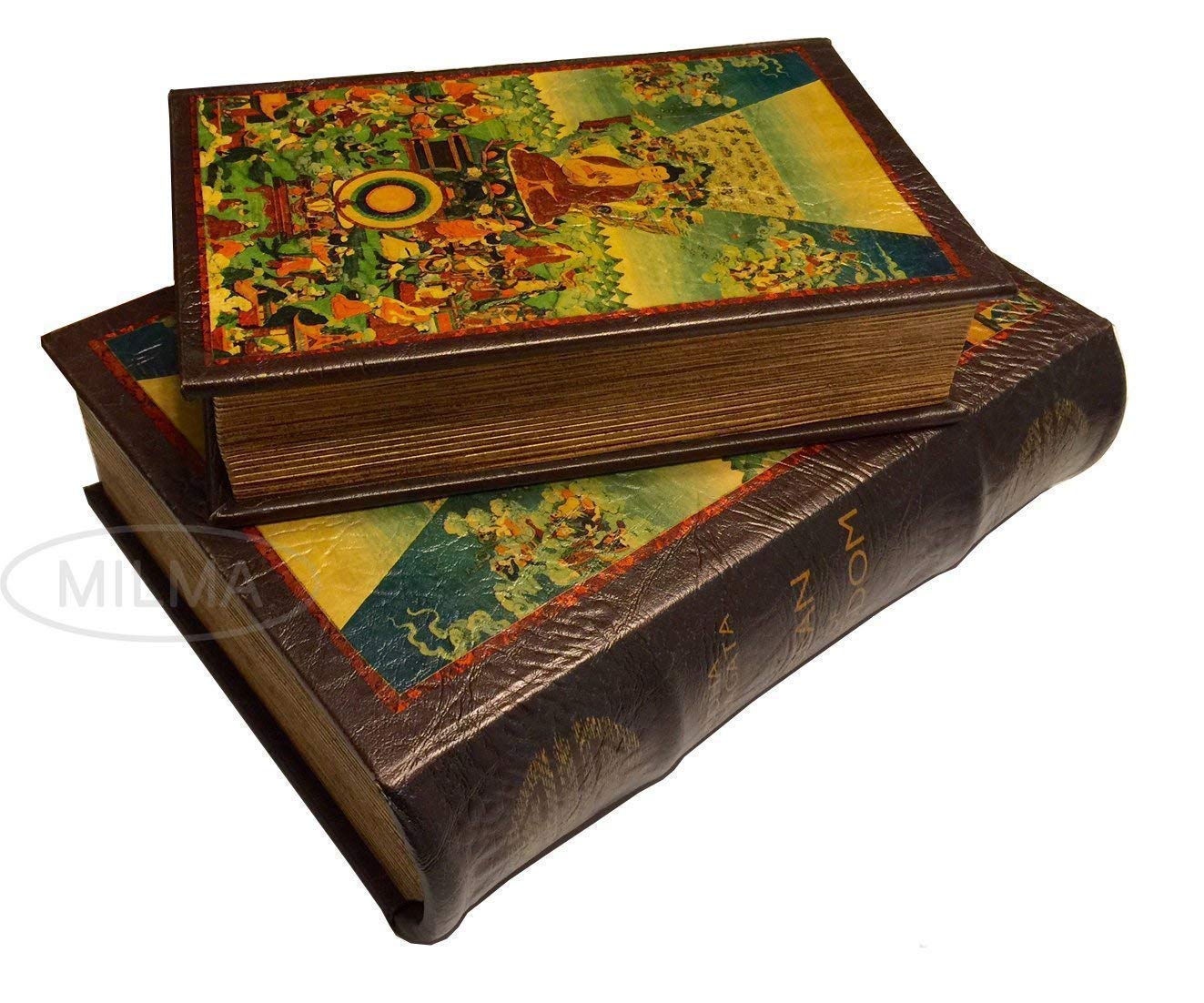 Buddha Art Book Box Set - Jewelry Keepsake Secret Box with Buddhism Inspired Design by Enchanted World of Boxes | Perfect for Meditation, Home Decor & Spiritual Gift Giving