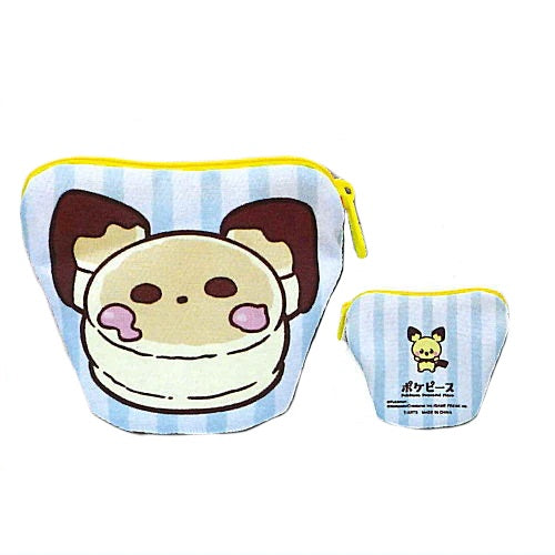 Pokemon Peaceful Place Snack Pouch 2 Inch Collectible Toy - Takara Tomy Official Pokemon Merchandise for Kids Collection, Display & Gift Giving