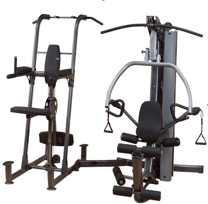 Body Solid Fusion 500 Single Stack Home Gym System - Strength Training Equipment for Full Body Workouts | Perfect for Home Gym, Small Spaces & Personal Fitness Training