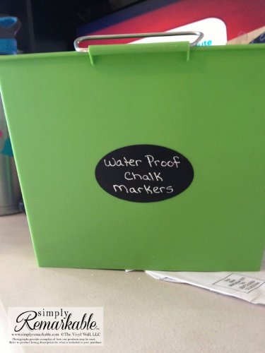 Reusable Chalk Labels - Dishwasher Safe & Wipe Clean - Organize Kitchen, Pantry, Jars & Containers - Perfect for Crafts, Weddings, Hostess Gifts & Home Decor