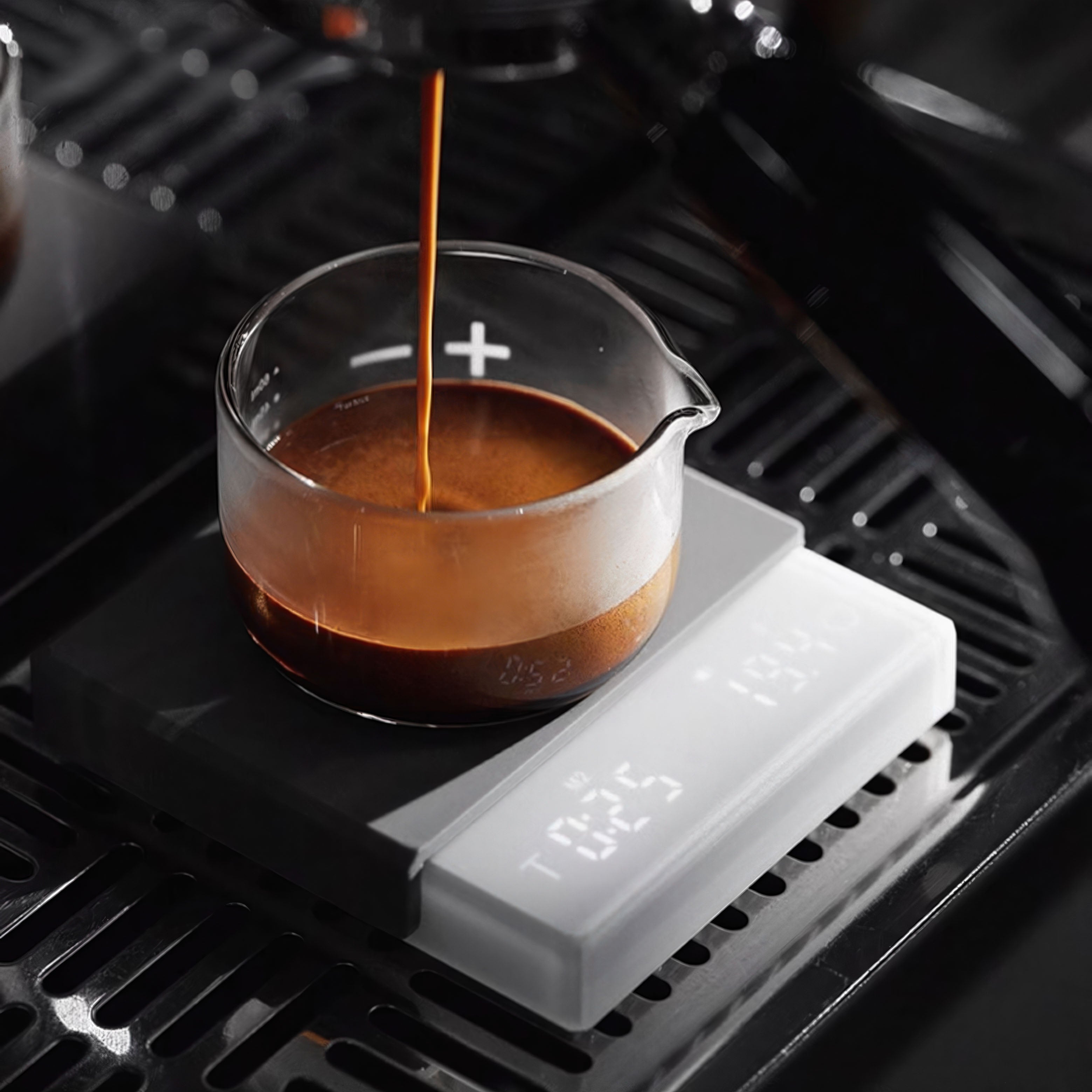 MUVNA Mini Electronic Coffee Scale - Precise Digital Kitchen Scale for Espresso, Pour Over & Brewing - Portable Weighing Scale with Timer for Baristas & Home Use