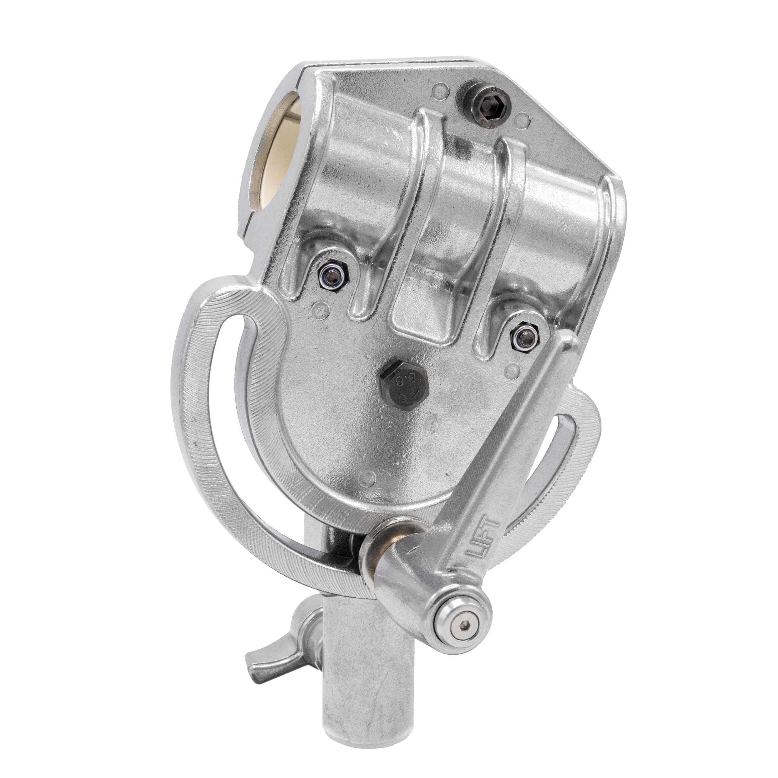 Silver Boom Pivot Clamp Bracket for Boom Arm (K 030014) - Heavy Duty Microphone Stand Mount, Studio Equipment Accessory for Podcasting, Streaming & Music Recording