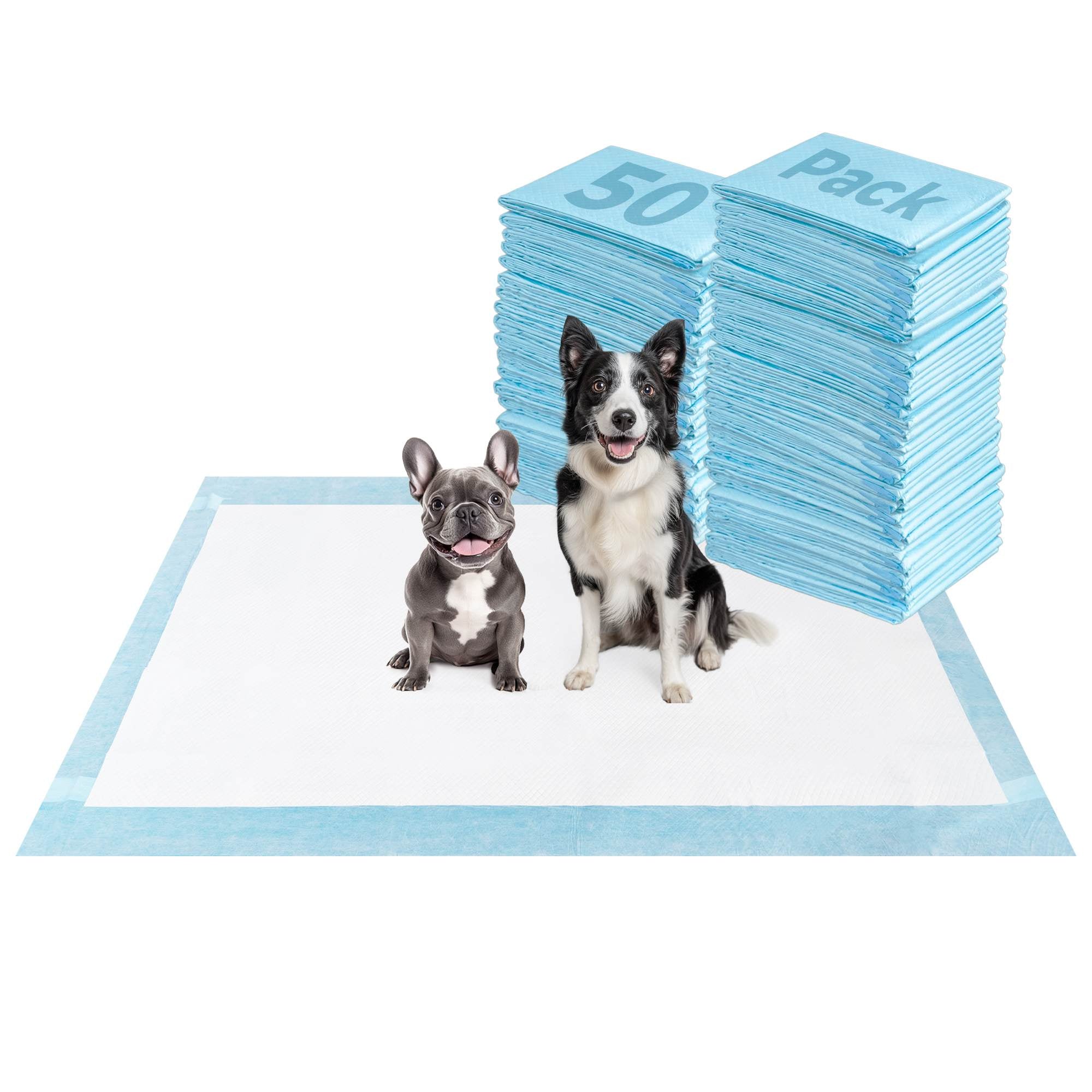 Extra Large Disposable Puppy Pads for Potty Training, Whelping & Housebreaking - Super Absorbent Dog Pee Pads for Puppies, Senior Dogs & Indoor Use (Perfect for Crate Training, Kennels & Pet Carriers)