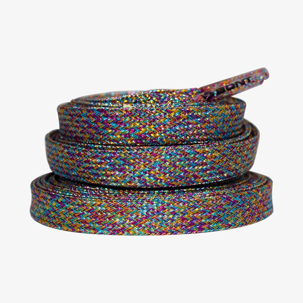Bont Shimmer Skate Laces 8mm - 79 Inches - Premium Roller Skating & Ice Skating Laces for Speed Skates and Derby Skates - Glitter Laces for Enhanced Performance and Style