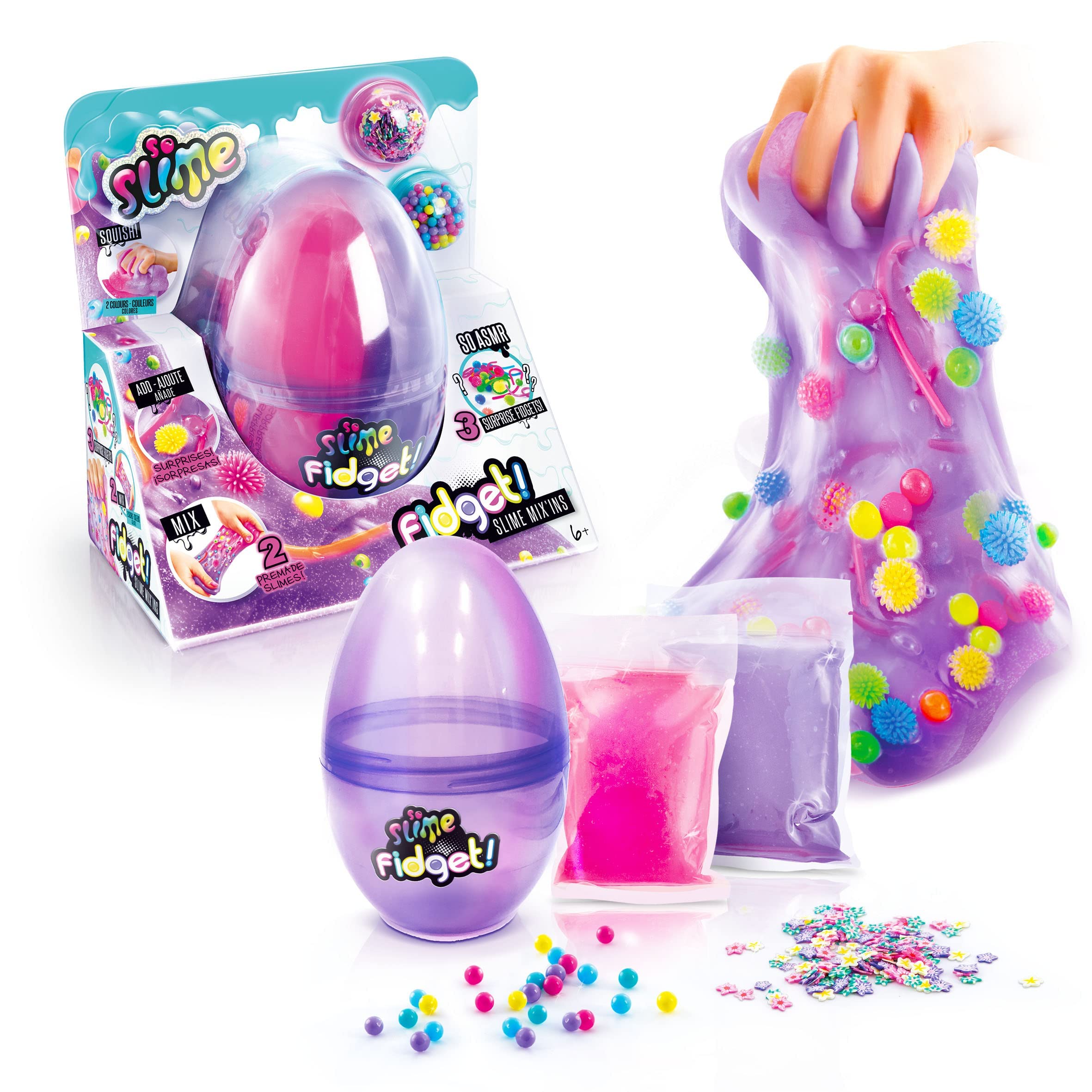 Canal Toys So Slime Fidget Slime Egg - Sensory Stress Relief Toy for Kids & Adults - Fun DIY Slime Making Kit for Playtime, Party Favors & Classroom Activities (SC224)