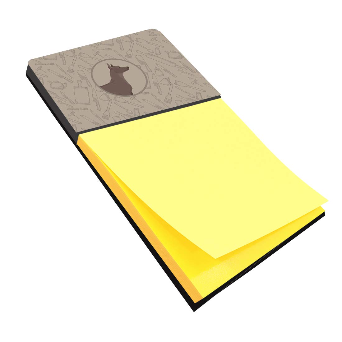 Xoloitzcuintli (Mexican Hairless Dog) Sticky Note Holder - Cute Kitchen & Office Desk Organizer for Notes, Reminders & To-Do Lists