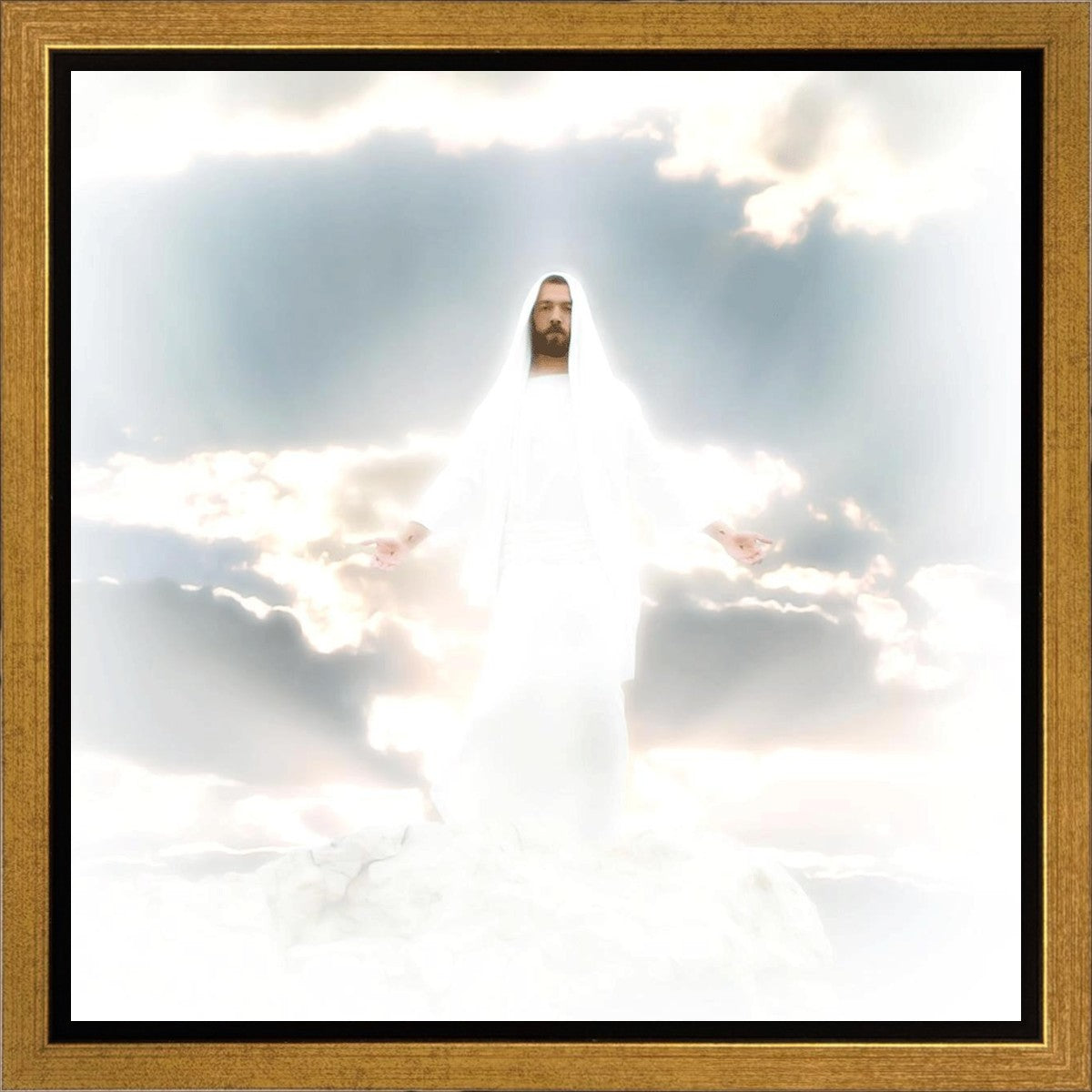 Behold My Beloved Son - Hear Him Gallery Wrap Canvas Art - Inspirational Christian Wall Decor for Home, Church & Office