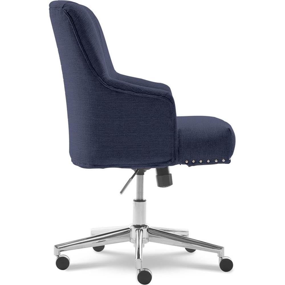 Premium Home Square 2-Piece Leighton Office Chair Set - Ergonomic Blue Mesh Desk Chairs for Home Office, Study Room & Workspace - Comfortable Computer Task Chairs with Adjustable Height & Lumbar Support